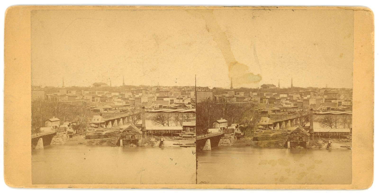 VIRGINIA STEREOVIEW - Richmond Panorama - DH Anderson 1870s
