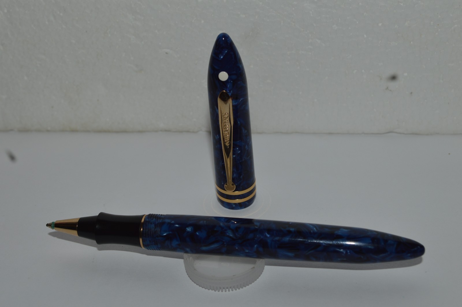 SHEAFFER BALANCE II Rollerball Pen Blue Marble Salesman's Sample New Old Stock