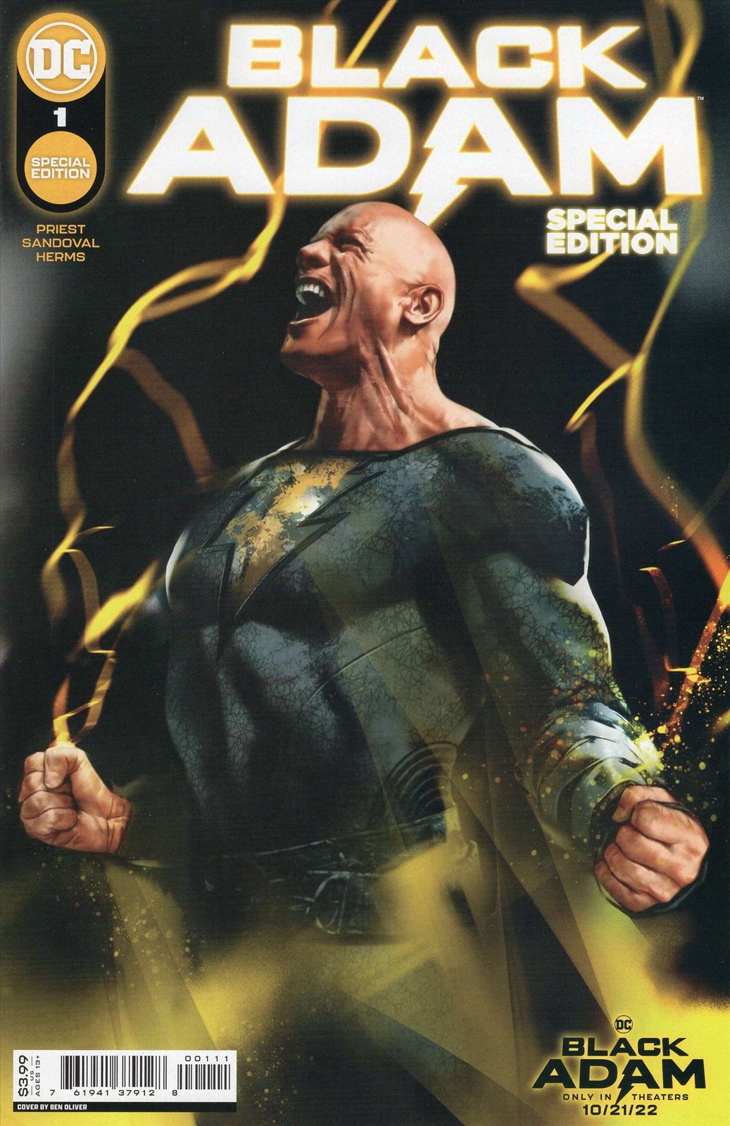 Black Adam Special Edition #1 VF/NM; DC | Dwayne Johnson - w/Bag+Board Black Adam Special Edition #1 VF/NM; DC | Dwayne Johnson - w/Bag+Board