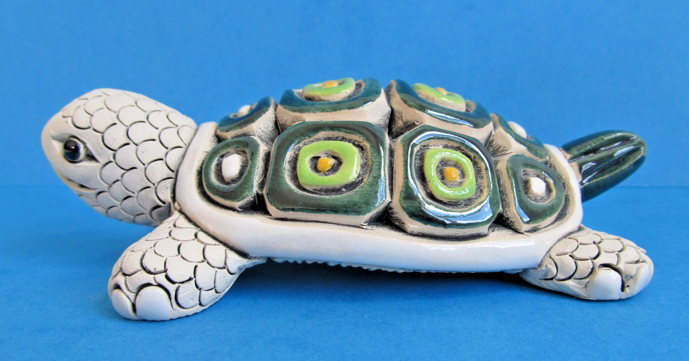 Vintage Artesania Rinconada Retired Figurine Turtle #34