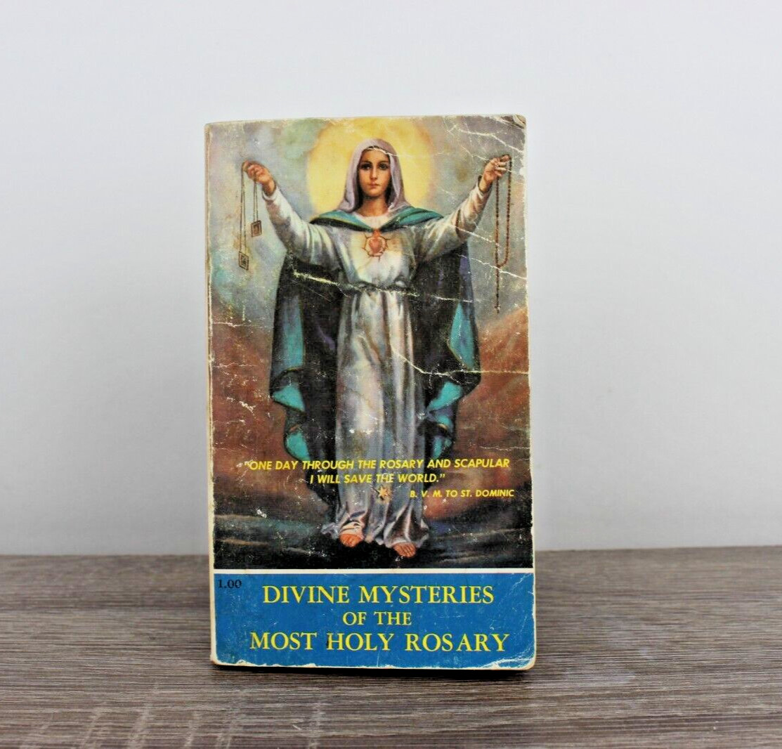 Divine Mysteries of the Most Holy Rosary 1973 - 1st Ed. Rare Vintage Catholic Divine Mysteries of the Most Holy Rosary 1973 - 1st Ed. Rare Vintage Catholic