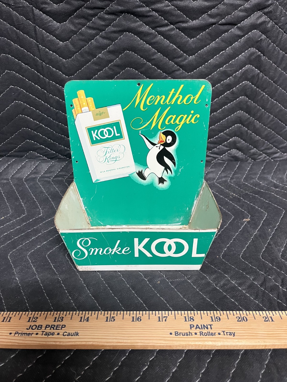 Vintage Kool Menthol Magic Advertising Store Display Match Holder