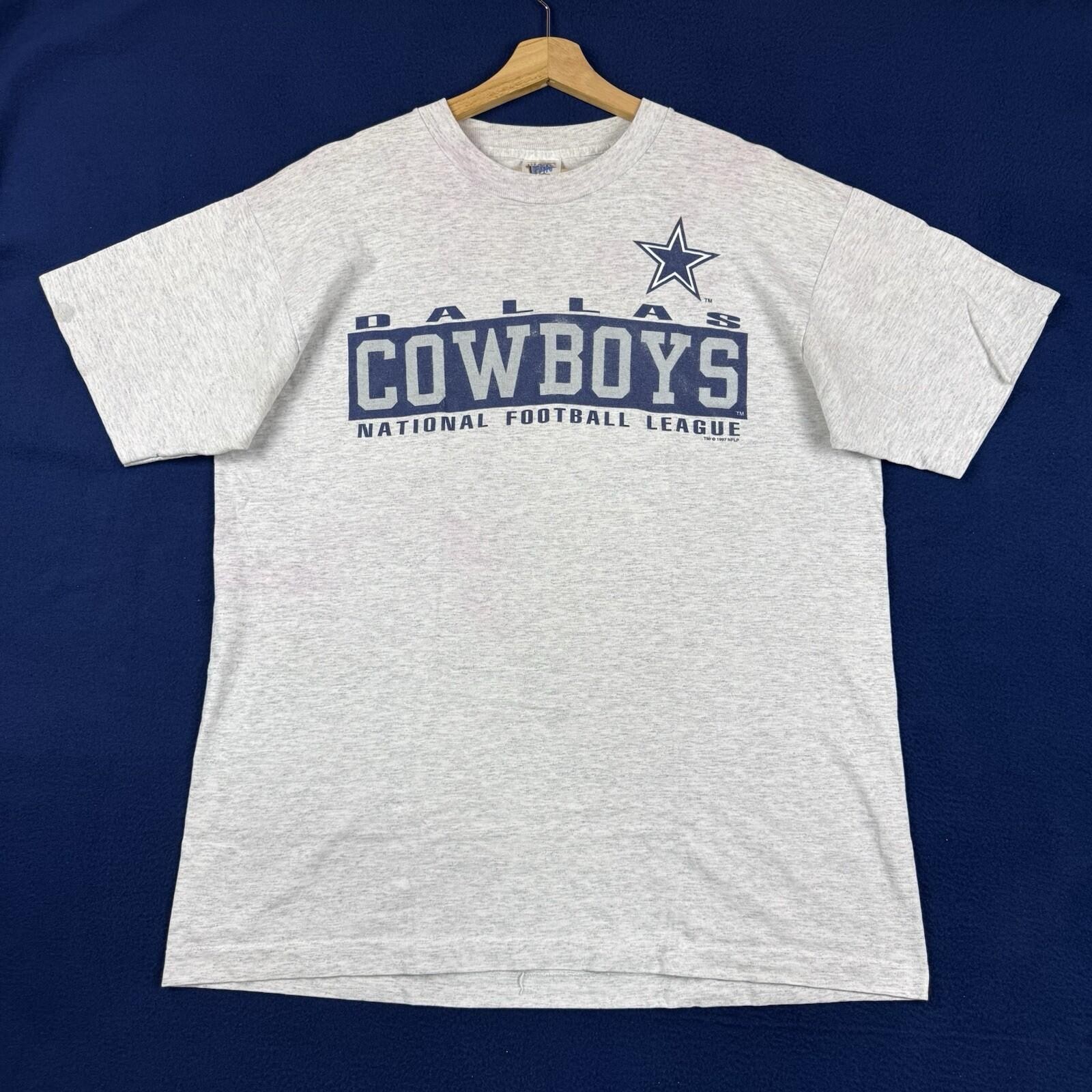 VTG 1997 Dallas Cowboys T-Shirt Men XL Made In USA Single Stitch Fan  ‘Flawed’
