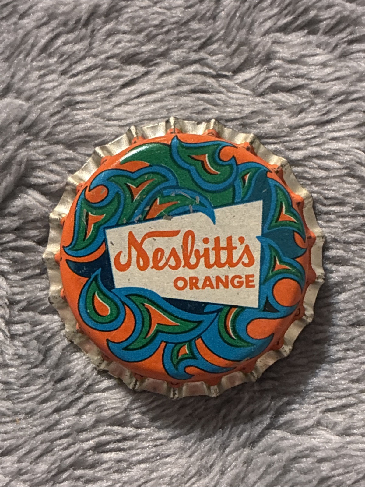 Vintage Nesbitt’s Orange Soda Bottle Cap Continental Beverages Canada Que NOS