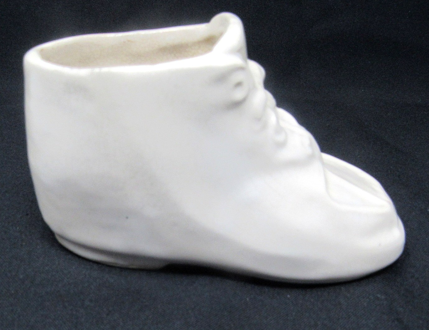 Baby Shoe Bootie Planter White Flower Vase Plant Pot Succulent Pottery Nursery Baby Shoe Bootie Planter White Flower Vase Plant Pot Succulent Pottery Nursery