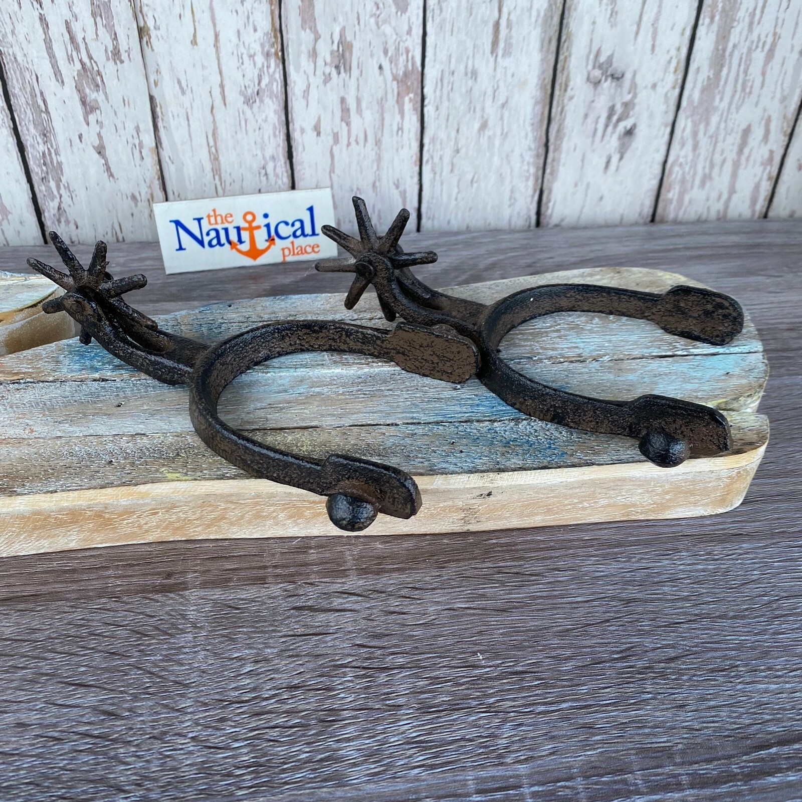 2 Cast Iron Boot Spurs, Western Cowboy Old West Decor, Horse Rodeo 2 Cast Iron Boot Spurs, Western Cowboy Old West Decor, Horse Rodeo