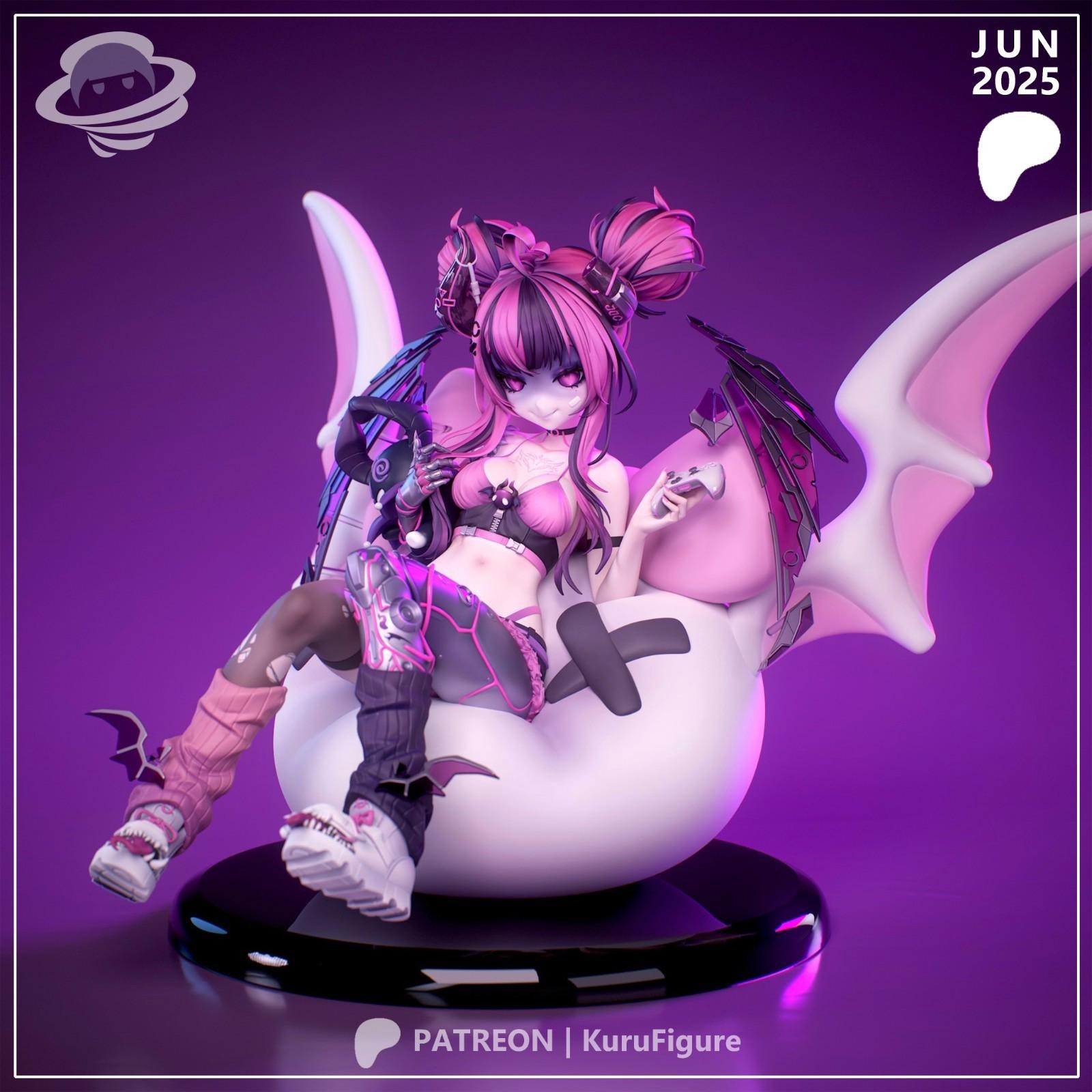 Ironmouse Garage Kit | VTuber Anime Figure | 1:8 Resin Fan Art by Kurufigure