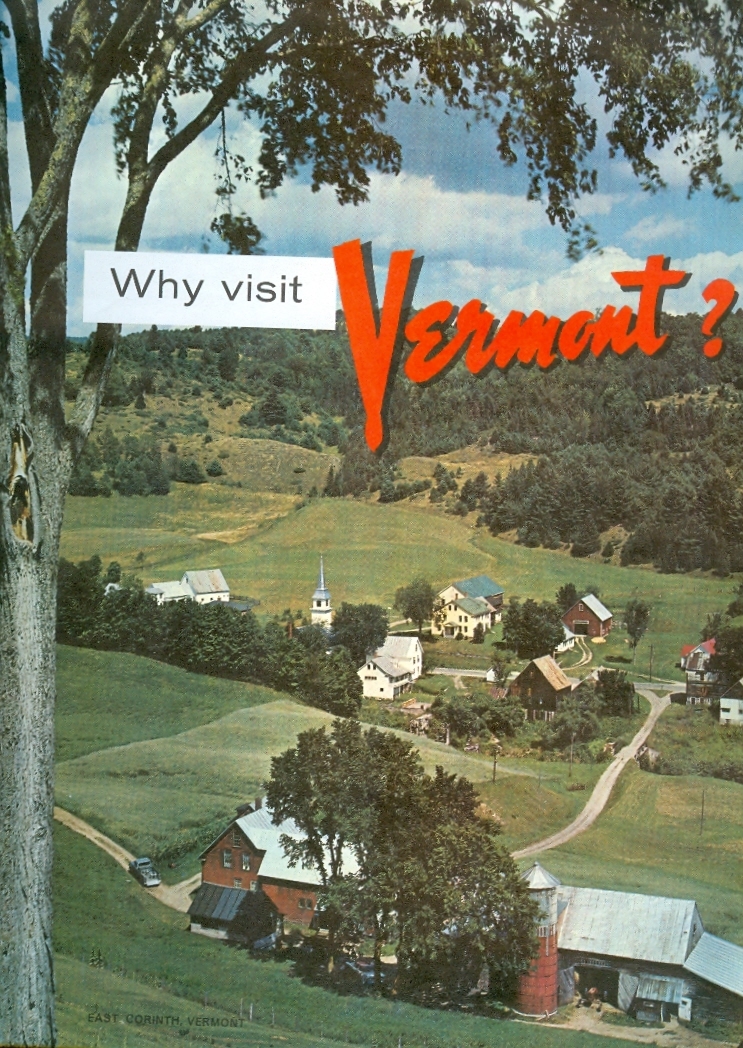 WHY VISIT VERMONT ? Development Commission Brochure 1959 w/ Detailed Map
