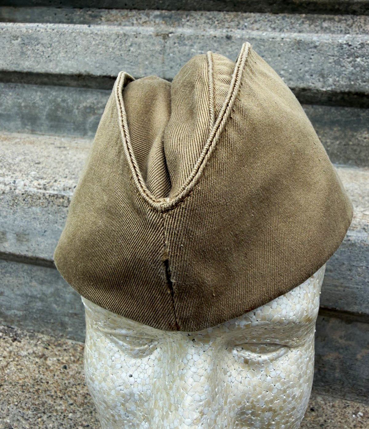 Vintage Soviet Red Army pilotka cap size 58