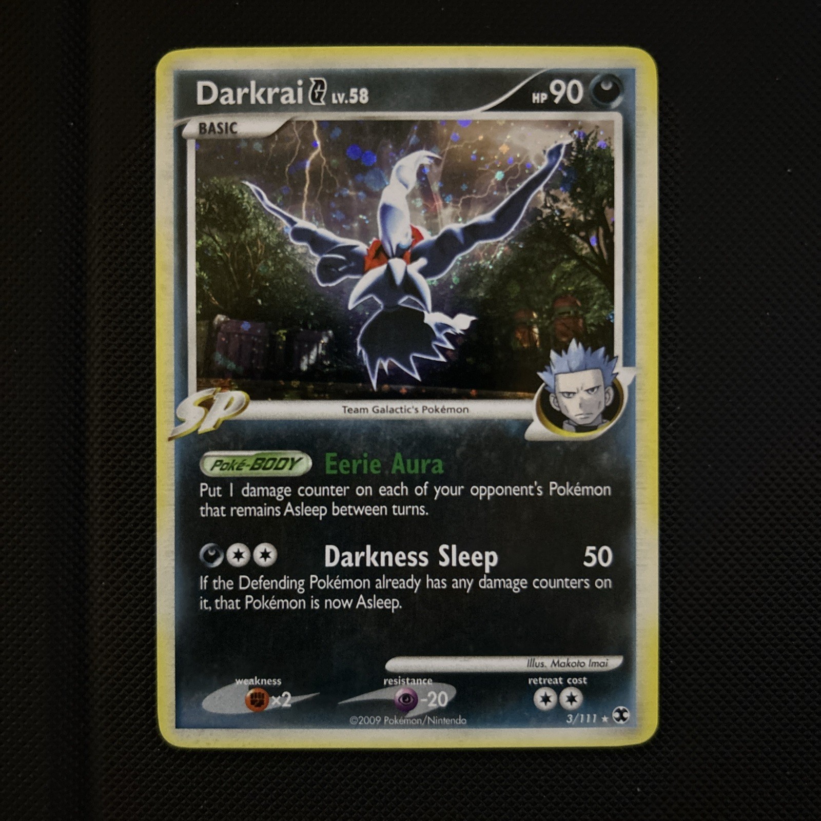 Darkrai G 3/111 Rising Rivals Holo Pokémon TCG 2009 Rare Lightly Played Darkrai G 3/111 Rising Rivals Holo Pokémon TCG 2009 Rare Lightly Played