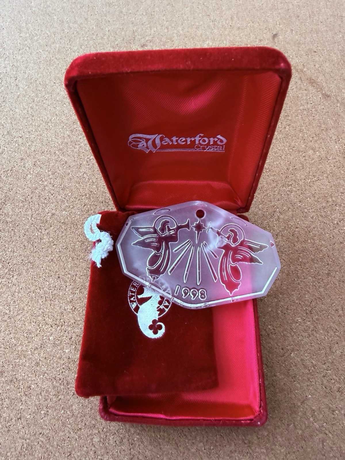 Waterford Crystal Hark The Herald Angels Sing 1998 Songs of Christmas Ornament Waterford Crystal Hark The Herald Angels Sing 1998 Songs of Christmas Ornament