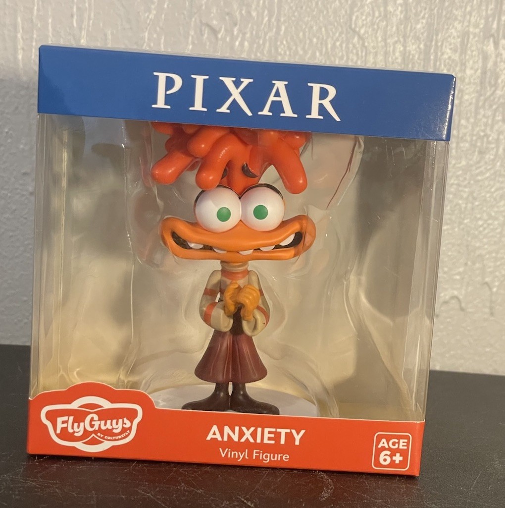 NEW CultureFly Disney Pixar Anxiety Vinyl Figure 4.5\