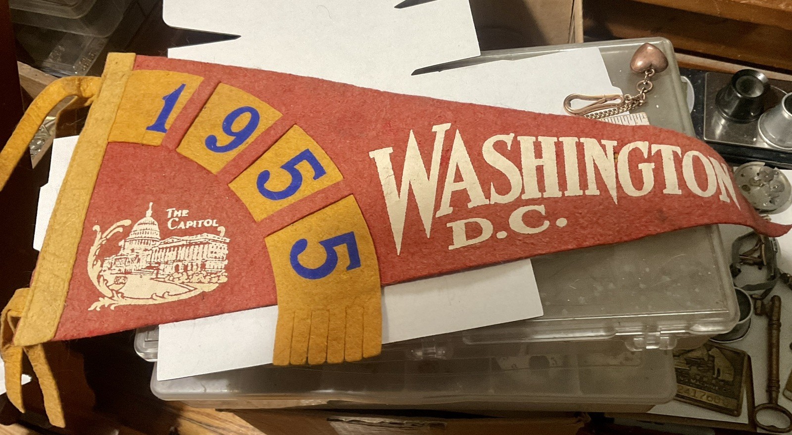 1955 Washington D.C. Felt Pennant 1955 Washington D.C. Felt Pennant