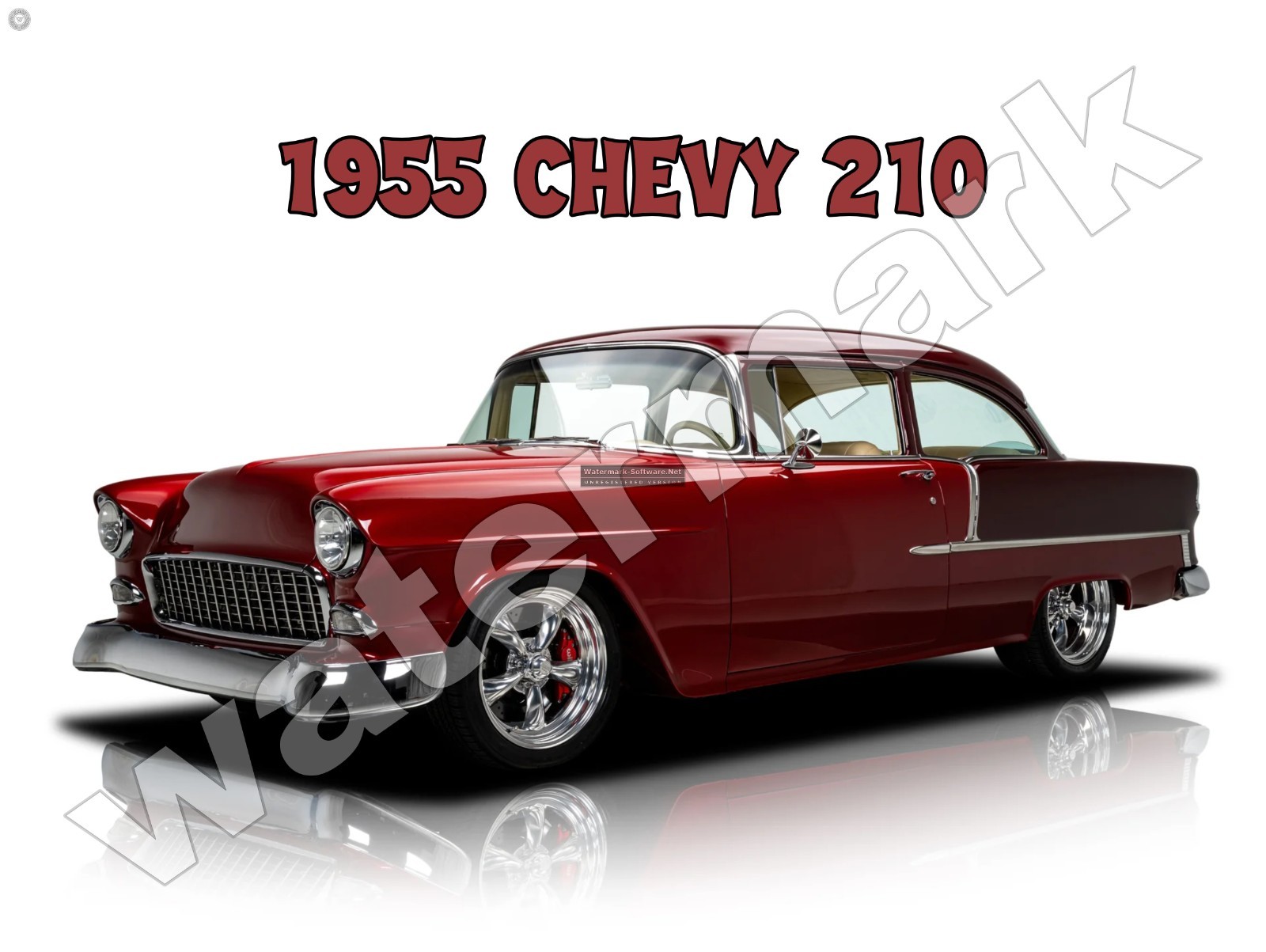 1955 Chevy 210    Metal Sign 9\