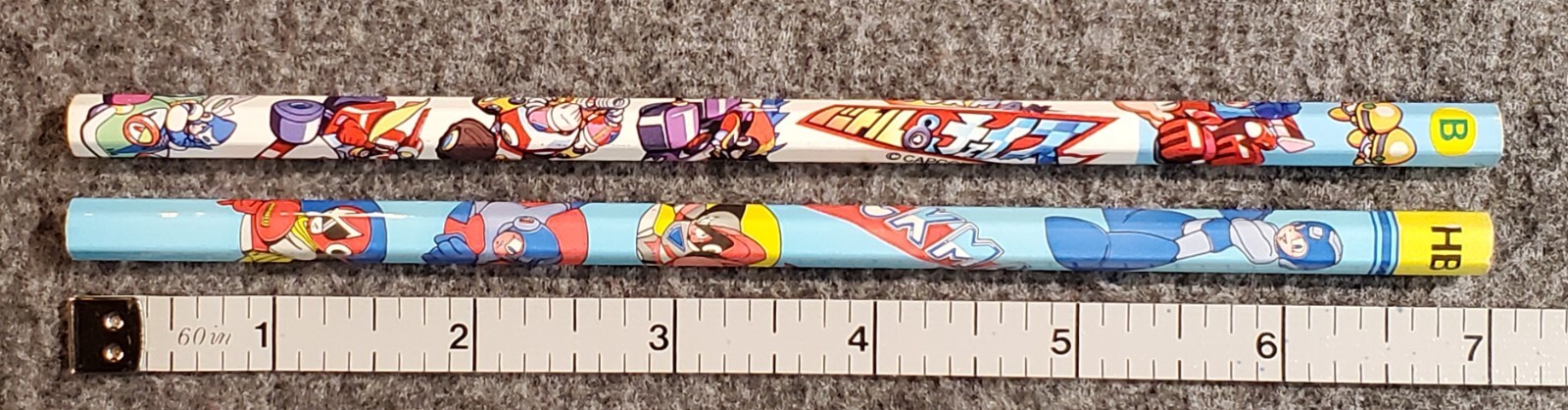 Mega Man Rockman 8 Battle & Chase Collectible Novelty Pencils Mitsubishi VTG 90s