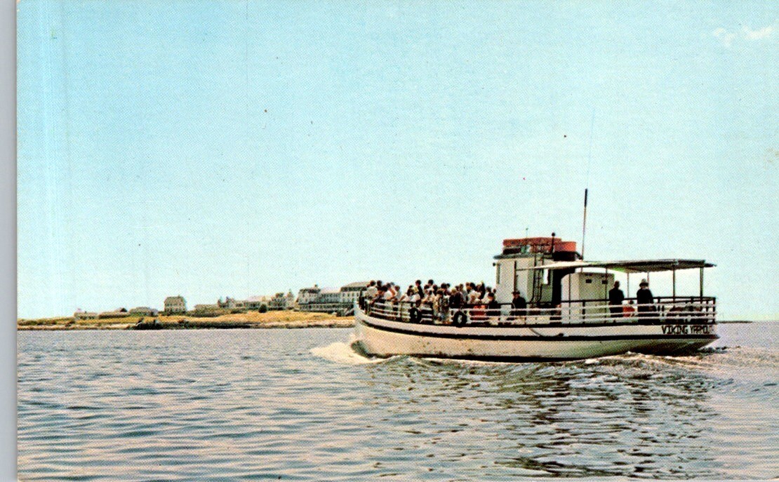 Excursion Boat Viking Star Island Isles of Shoals NH Postcard 1960s Chrome Excursion Boat Viking Star Island Isles of Shoals NH Postcard 1960s Chrome