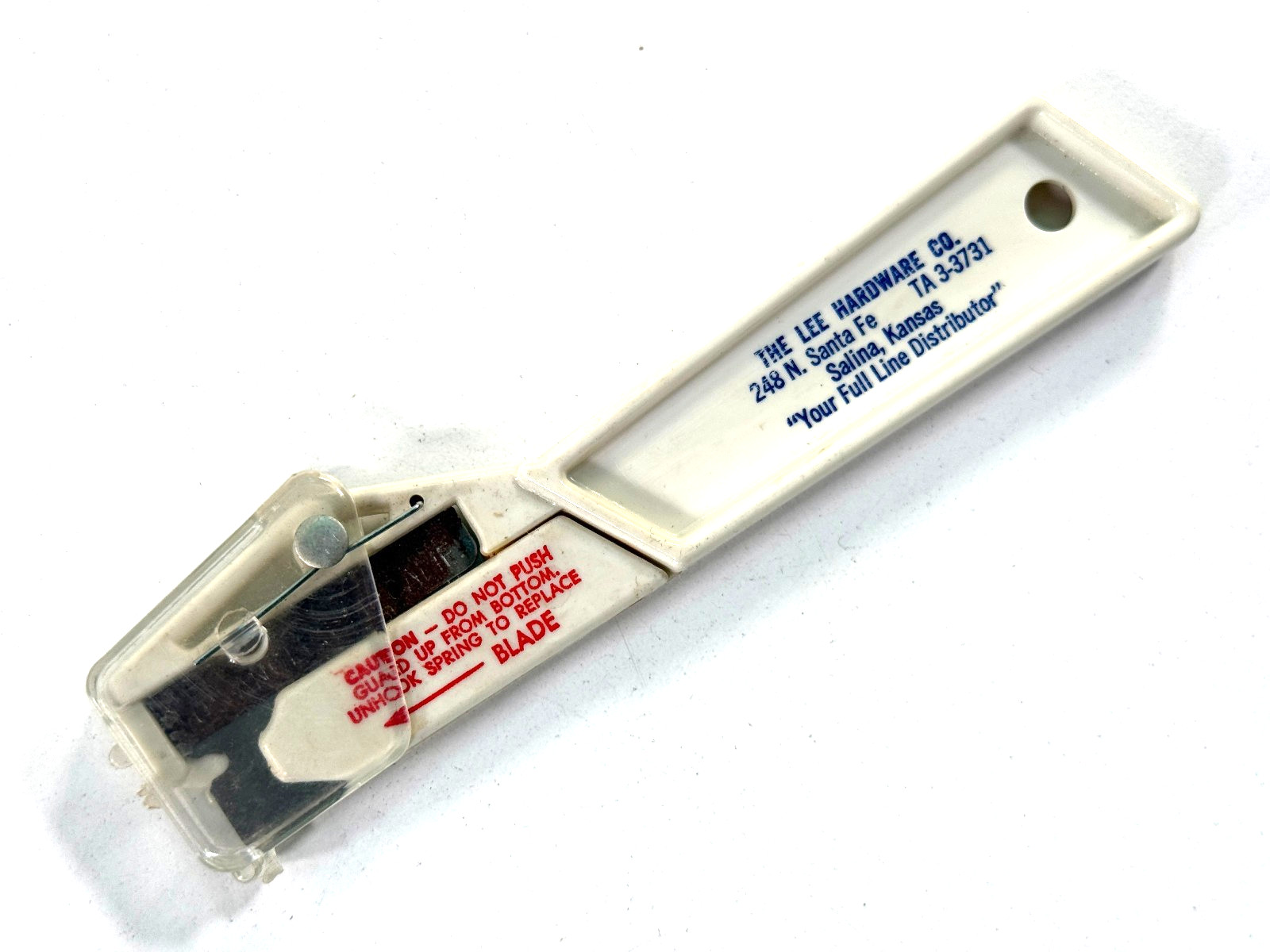 vtg H.D. Lee Mercantile Hardware Salina Kansas KS Advertising Box Cutter knife vtg H.D. Lee Mercantile Hardware Salina Kansas KS Advertising Box Cutter knife