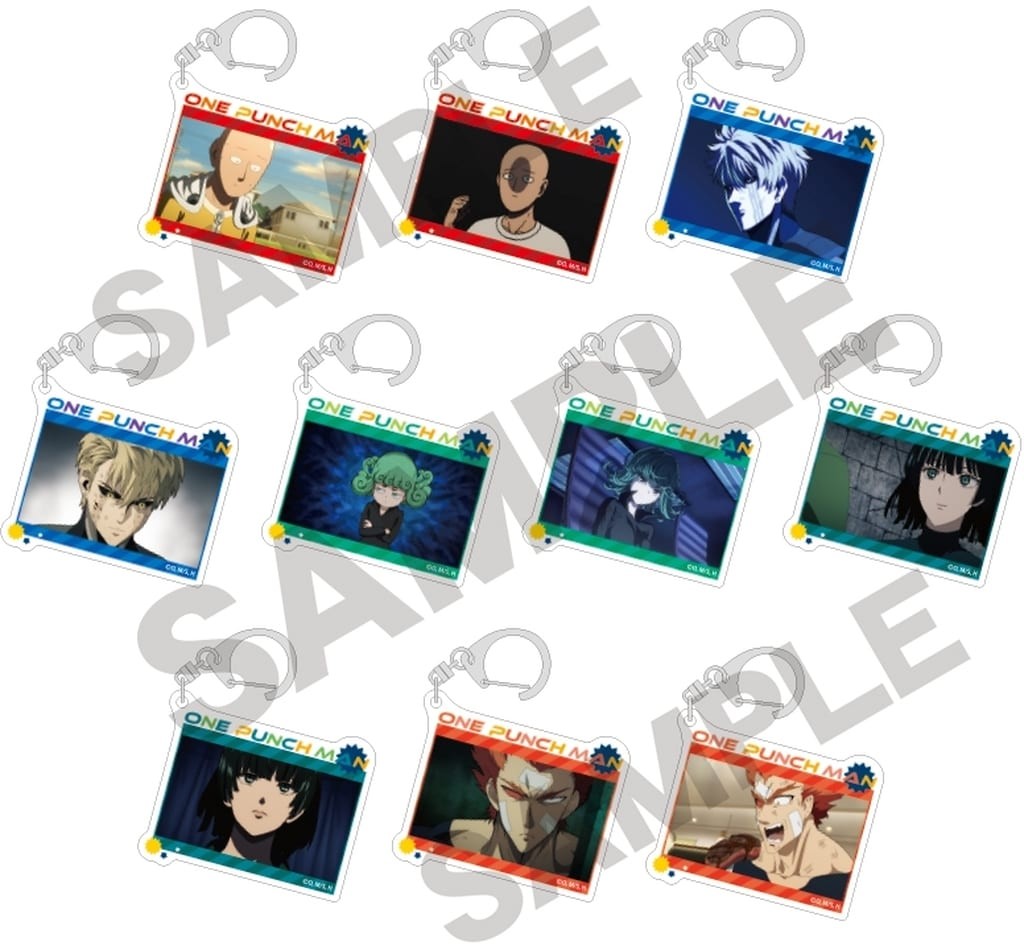 One-Punch Man Acrylic Trading Keychain Set of 10 Japan