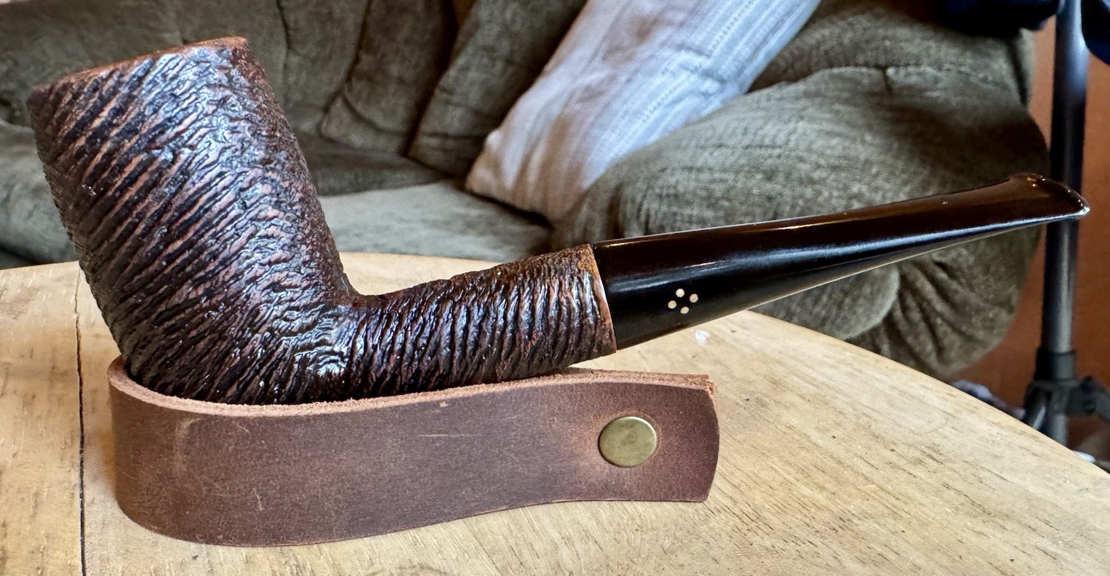 *Ultra Rare Shape* Family Era Sasieni Four Dot Rustic Edgware Estate Pipe