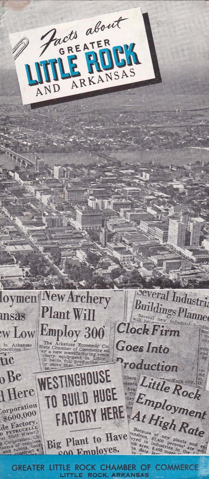 1947 Little Rock Arkansas Promotional Brochure