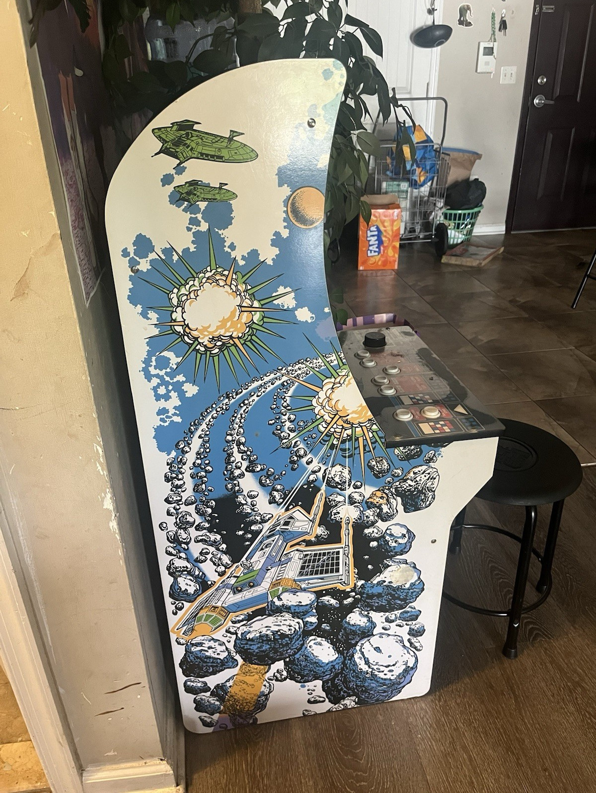 Arcade1Up Asteroids Deluxe Stand-Up Video Arcade Machine Cabinet (Reproduction) Arcade1Up Asteroids Deluxe Stand-Up Video Arcade Machine Cabinet (Reproduction)