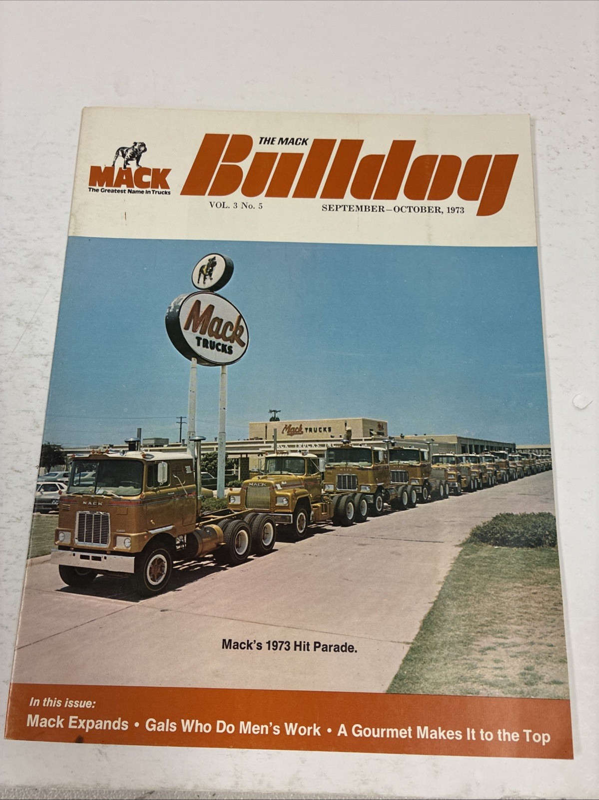 Mack The Mack Bulldog Truck Cover Brochure Vintage Photograph Print 8.5x11 Mack The Mack Bulldog Truck Cover Brochure Vintage Photograph Print 8.5x11