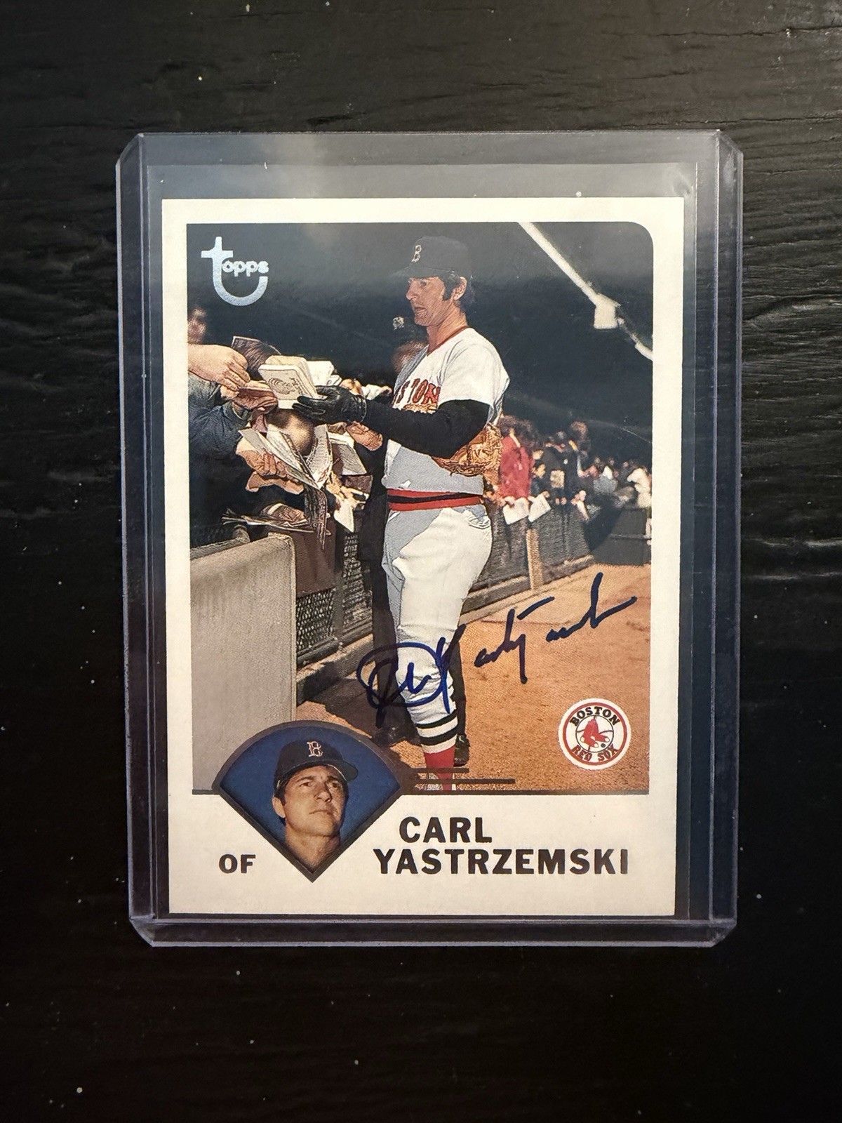 Carl Yastrzemski Autographed 2003 Topps Retired Signature Edition MLB Signed