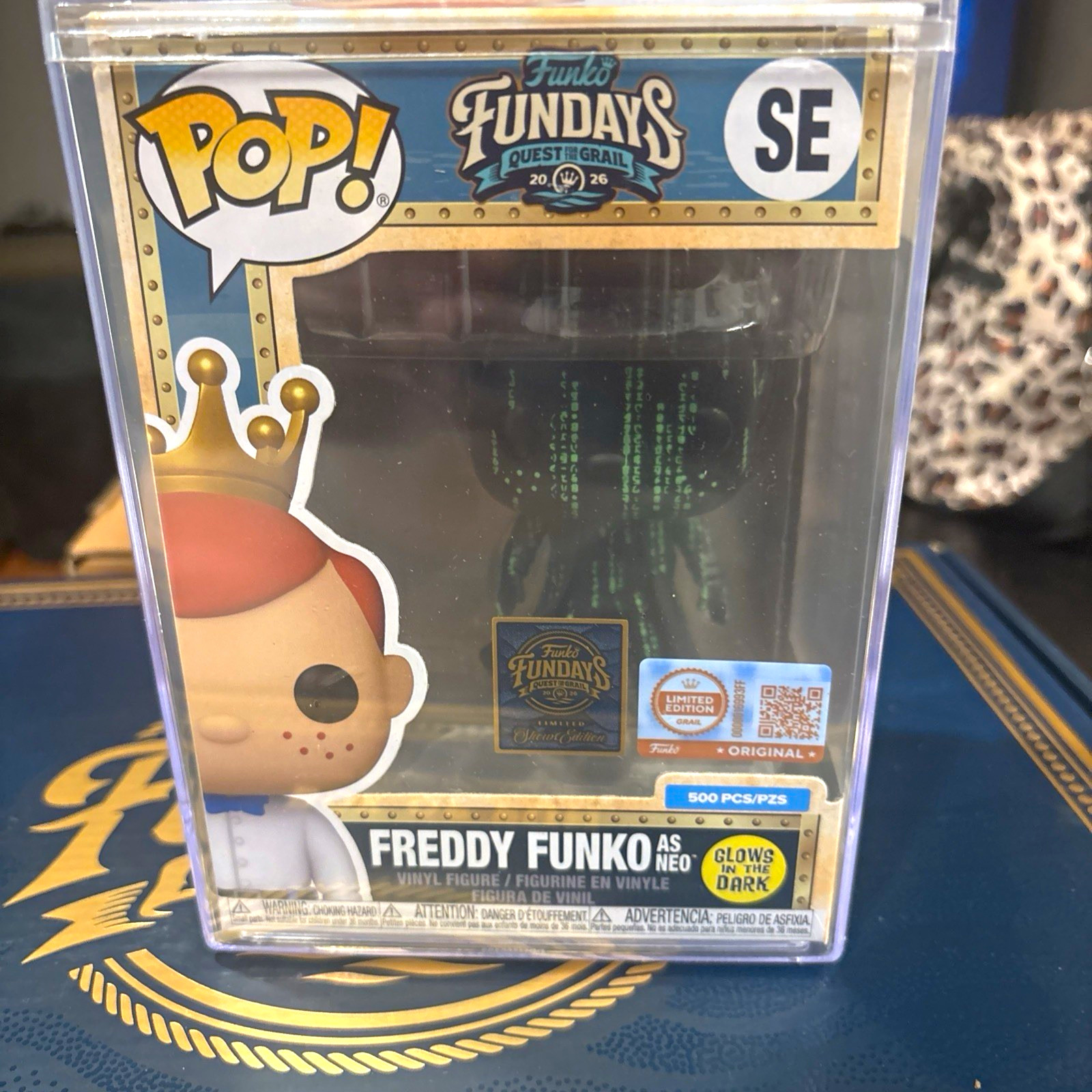 Funko Pop Vinyl Freddy Funko as Neo GITD FunDays Exclusive LE 500