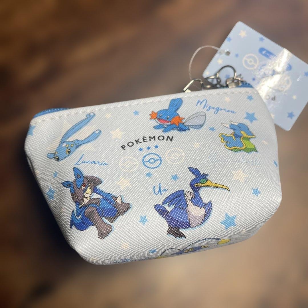 Pokemon Triangle Mini Pouch Blue