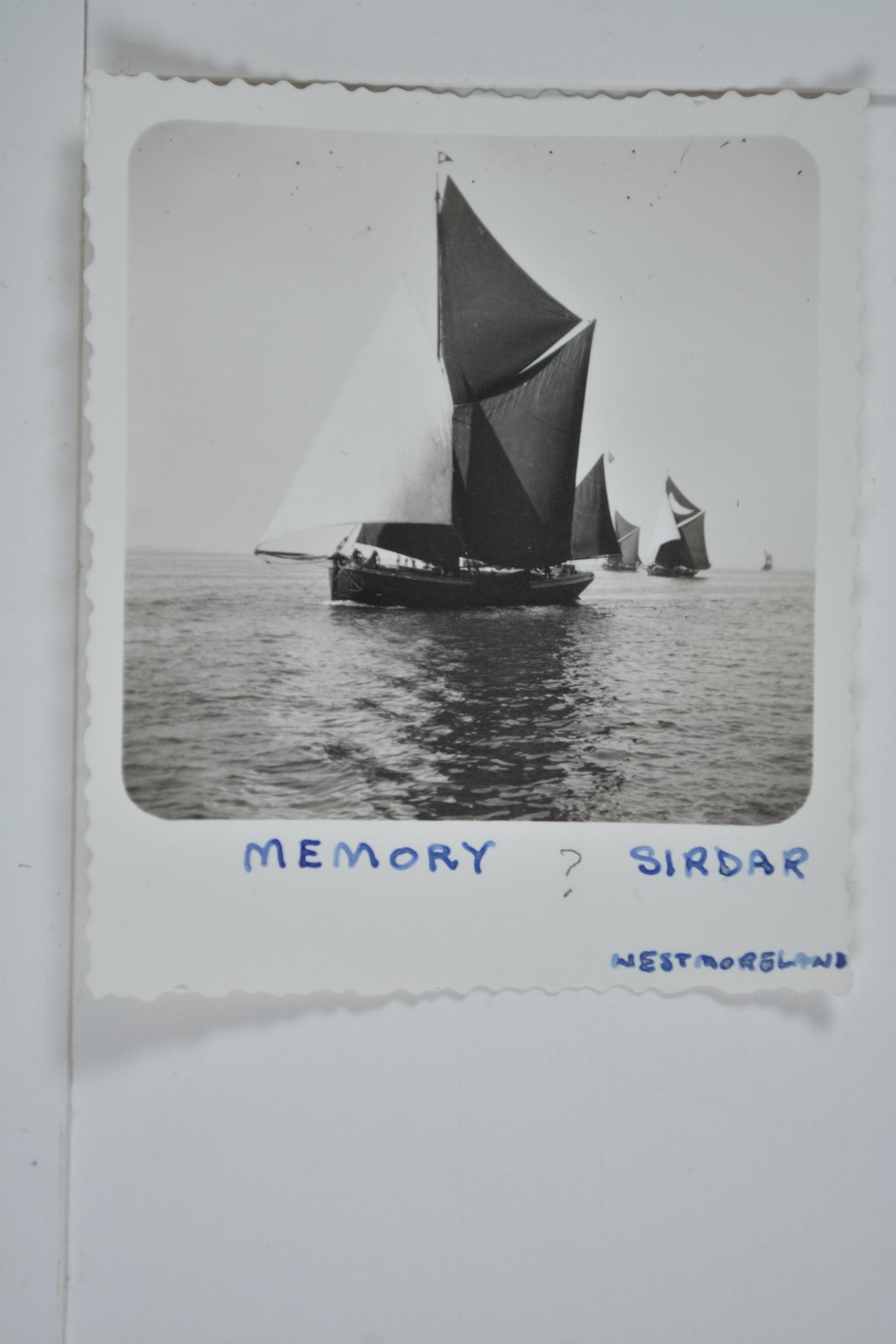 Thames Sailing Barges Memory Sirdar Westmoreland Under Sail c1950s Photo