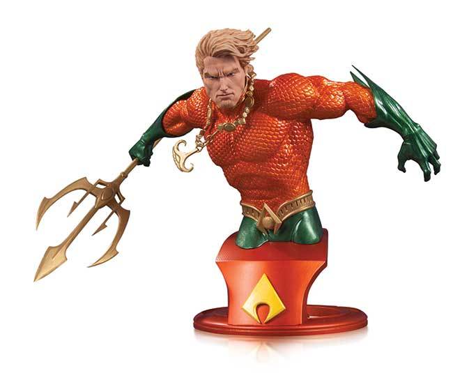 Aquaman Bust DC Comics Super-Heroes Jim Lee New 52 DC Collectibles NEW SEALED Aquaman Bust DC Comics Super-Heroes Jim Lee New 52 DC Collectibles NEW SEALED