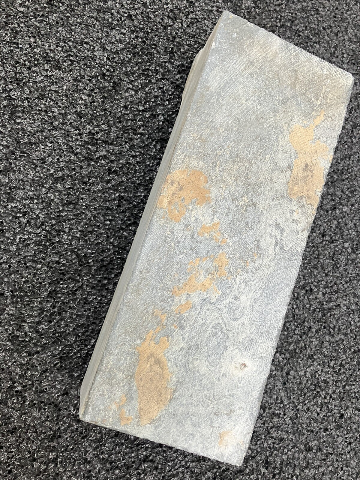 12k grit natural whetstone, orange patterned, second choice + slurry stone 12k grit natural whetstone, orange patterned, second choice + slurry stone