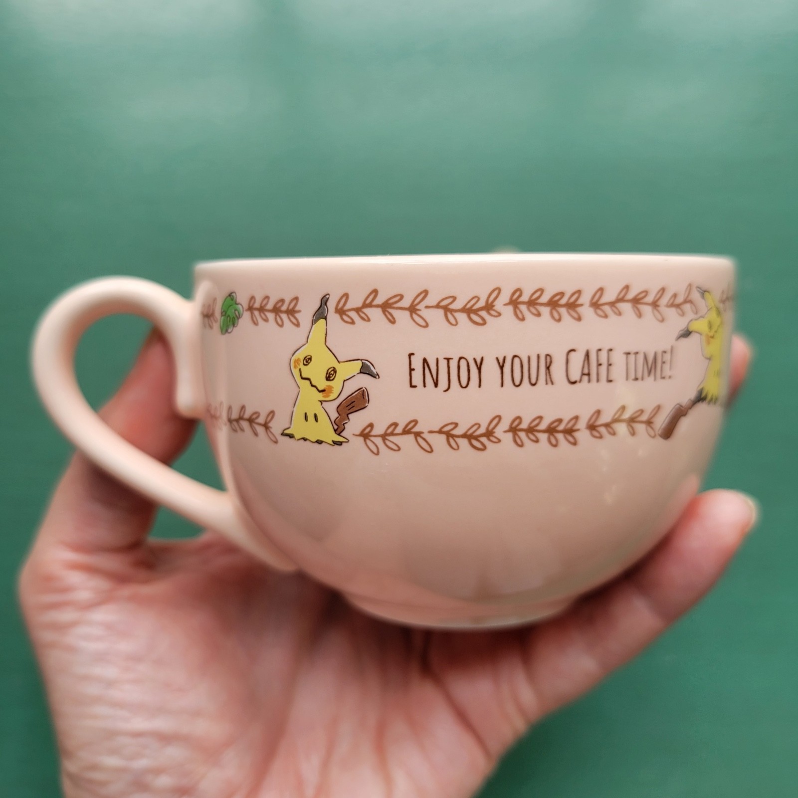 VTG Pokemon Mimikyu\'s Cafe Time Tea Cup Mug Bandai Namco Ichiban Kuji Japan