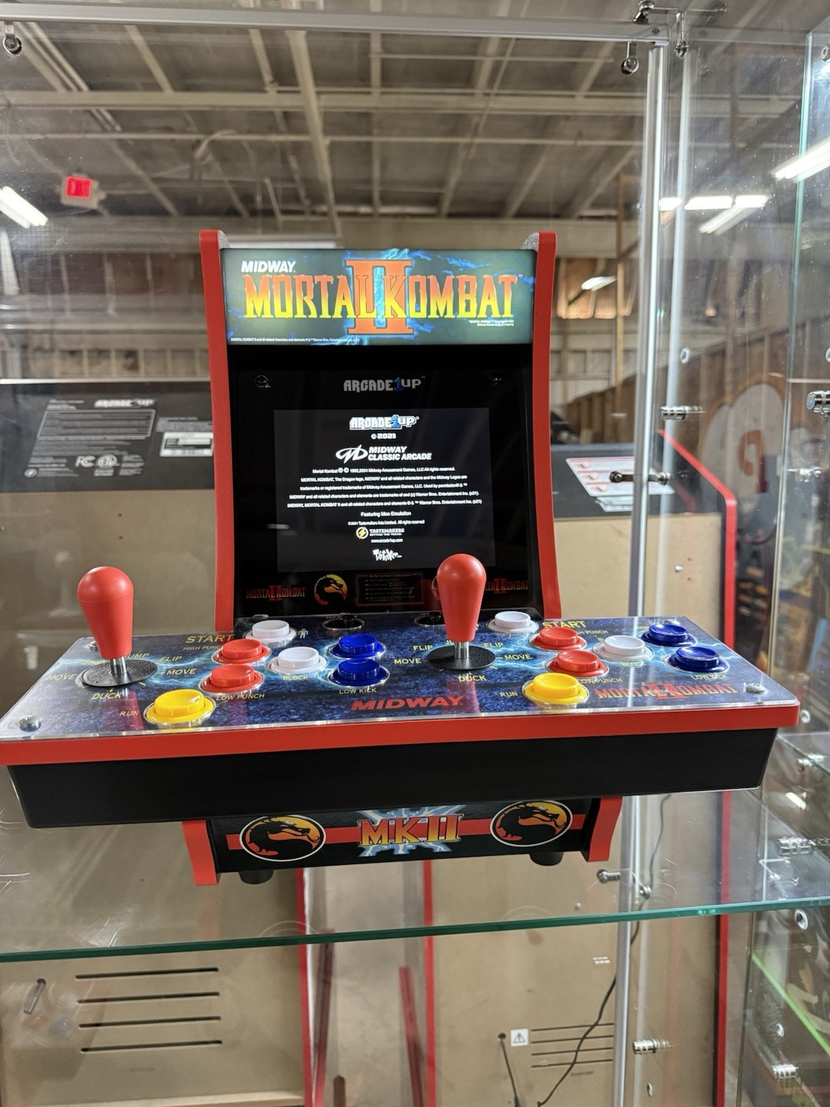 Arcade1Up Mortal Kombat II MK2 2-Player Countercade MK, MKII, MK3, Ultimate MK3 Arcade1Up Mortal Kombat II MK2 2-Player Countercade MK, MKII, MK3, Ultimate MK3