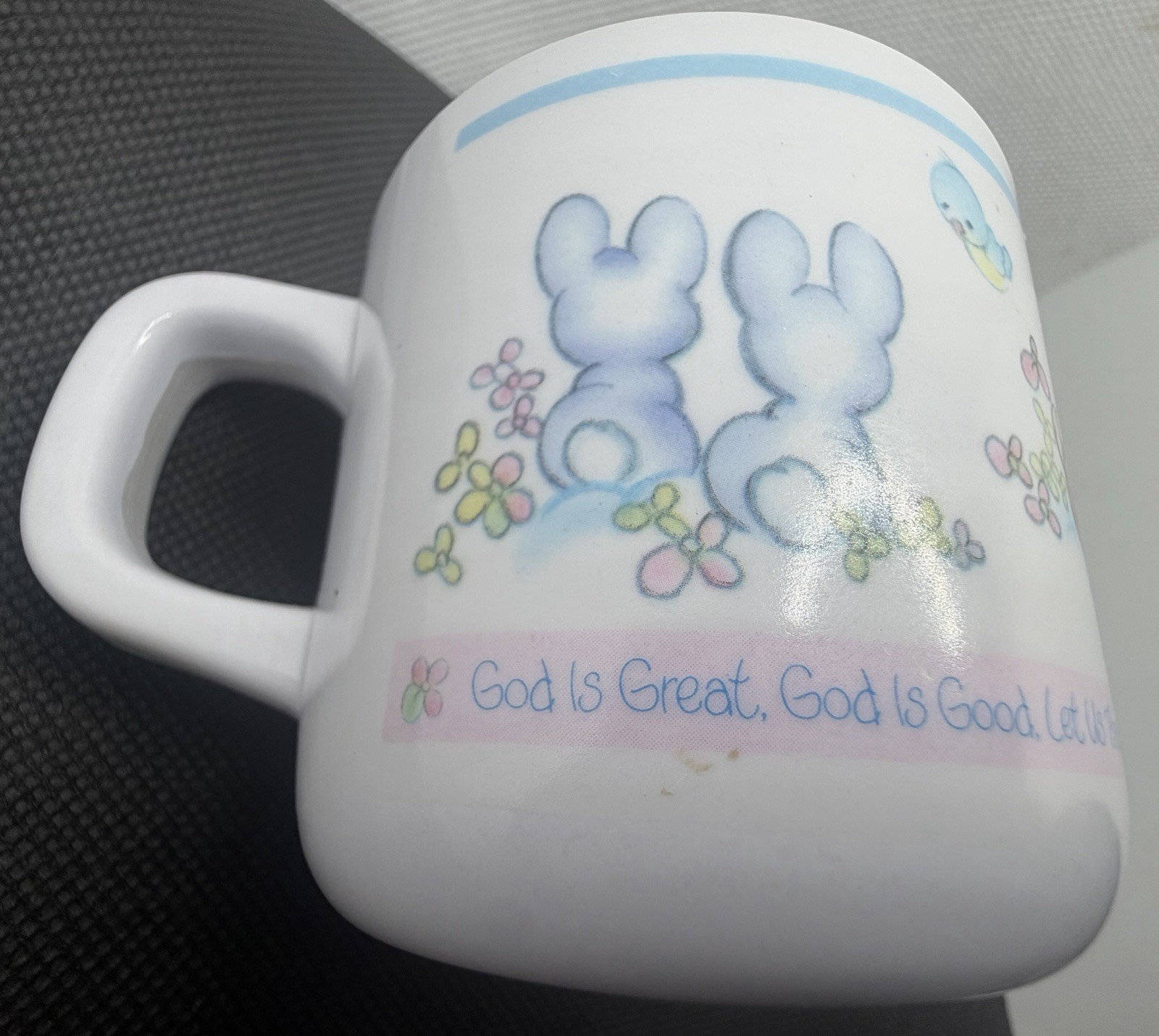 Vintage 1987 Enesco Precious Moments Melamine Children\'s Prayer Cup Vintage 1987 Enesco Precious Moments Melamine Children\'s Prayer Cup
