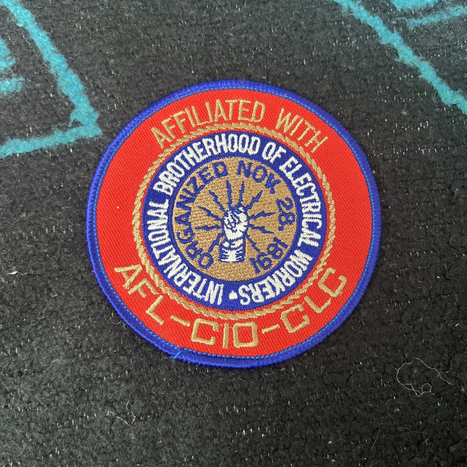 International Brotherhood Of Electrical Workers AFL CIO CLC VINTAGE PATCH