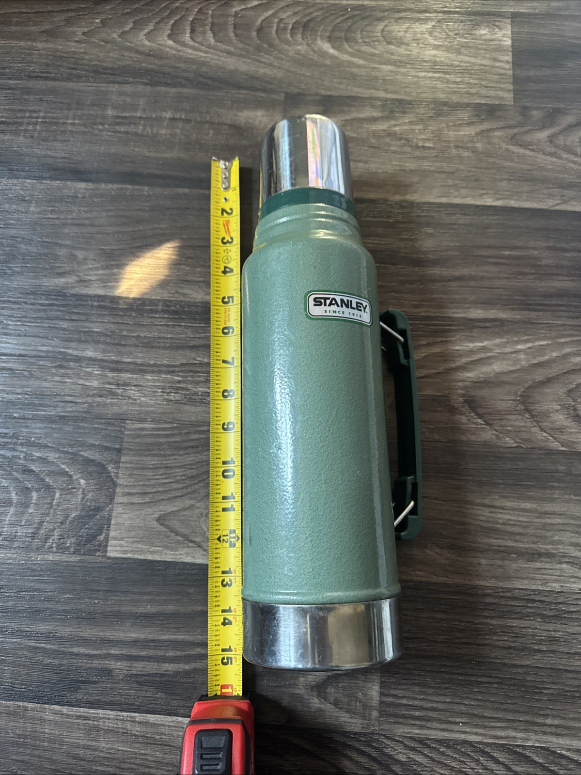 Vintage Stanley Aladdin Green Thermos Vacuum Bottle 1Qt EUC Vintage Stanley Aladdin Green Thermos Vacuum Bottle 1Qt EUC