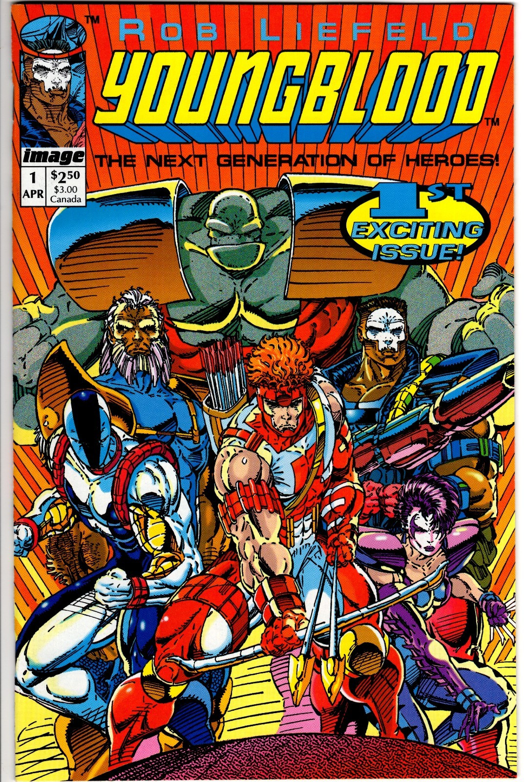 YOUNGBLOOD #1 (1992) KEY- 1st Image Title - NM