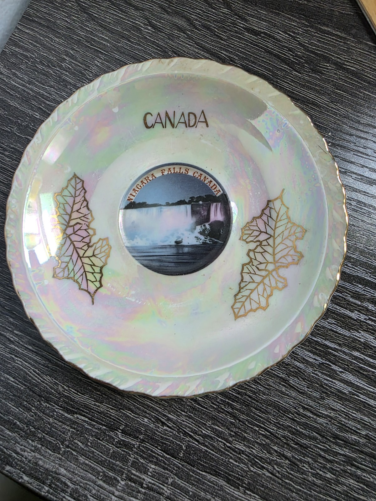 Vintage Niagara Falls Canada Souvenir Plate 5.5\ Vintage Niagara Falls Canada Souvenir Plate 5.5\