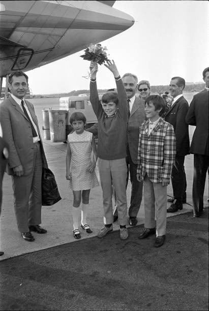 Child star Heintje Simon visits Zurich in 1969 1960s Switzerland Old Photo 4