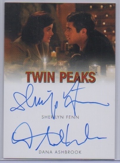 SHERILYN FENN & ASHBROOK 2024 2025 Rittenhouse TWIN PEAKS card auto AUTOGRAPH