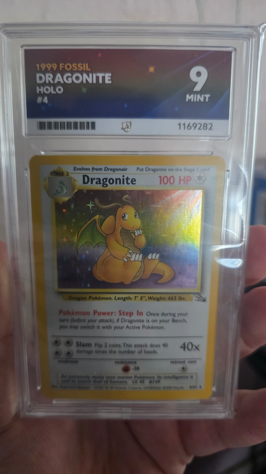 Ace 9 - Dragonite - Fossil - 4/62 Ace 9 - Dragonite - Fossil - 4/62