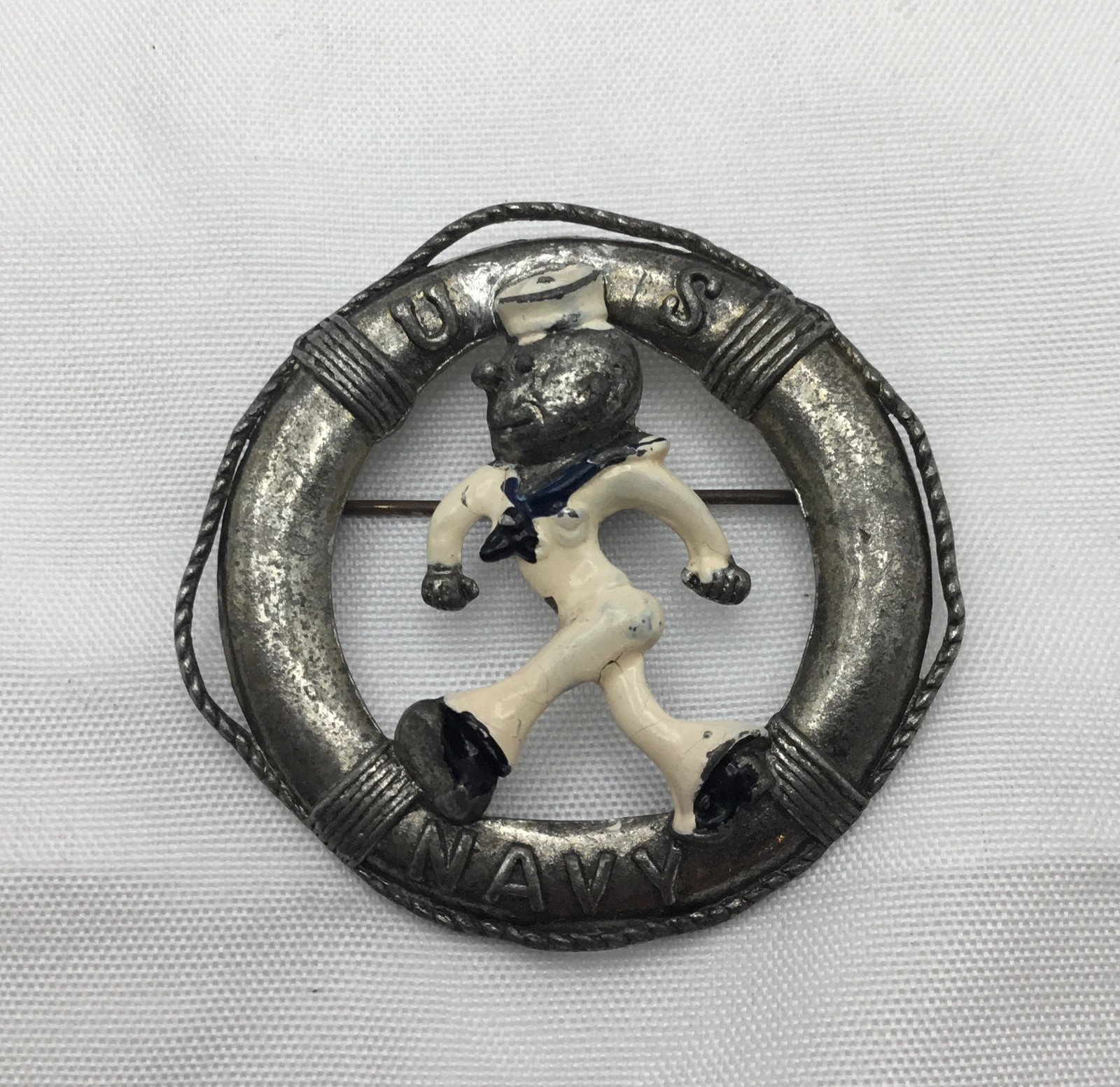 WWII U.S. NAVY SWEETHEART BROOCH