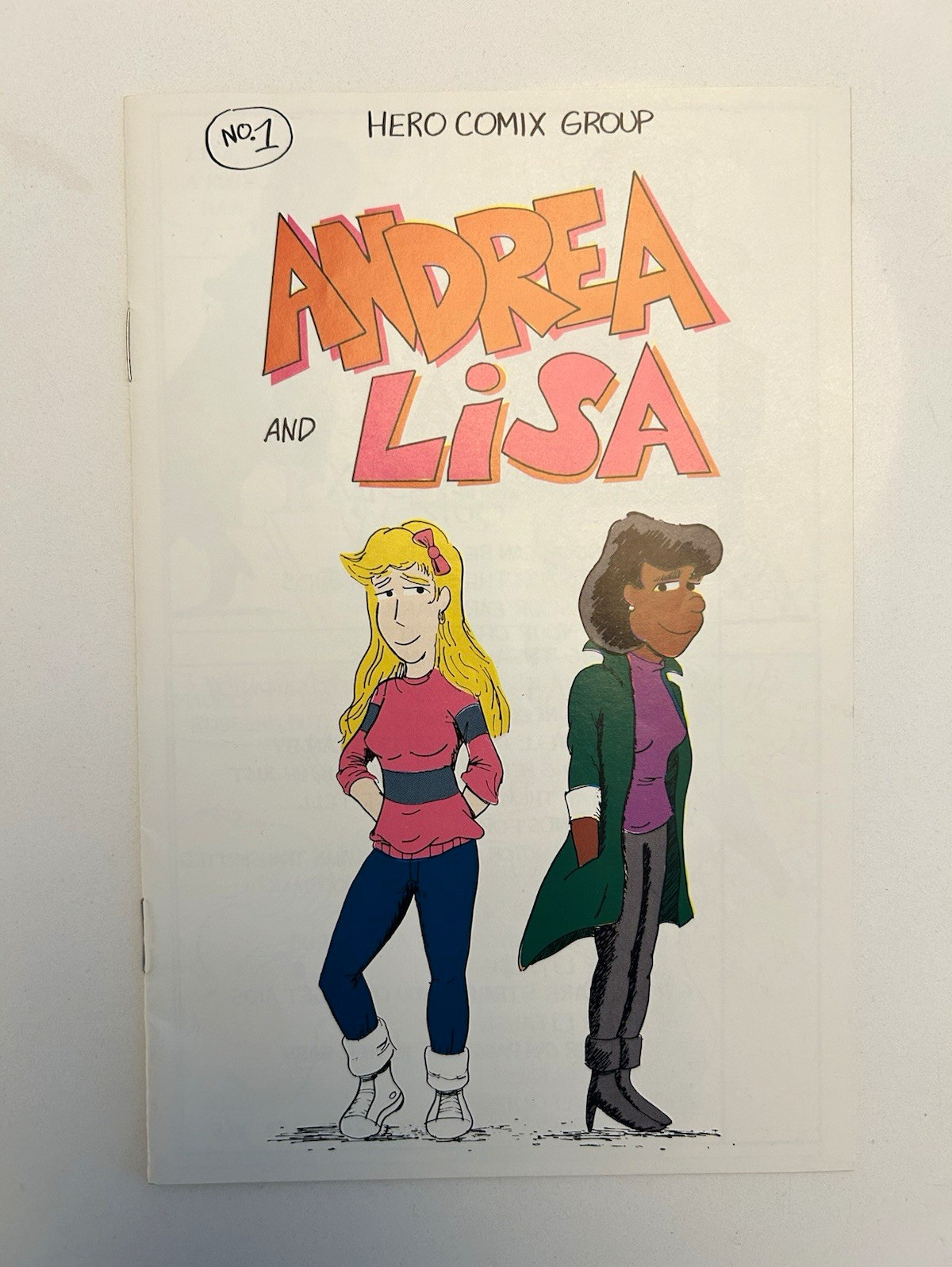 RARE 1987 Andrea and Lisa #1 HERO AIDS HIV Safer Sex Education Comic Book RARE 1987 Andrea and Lisa #1 HERO AIDS HIV Safer Sex Education Comic Book