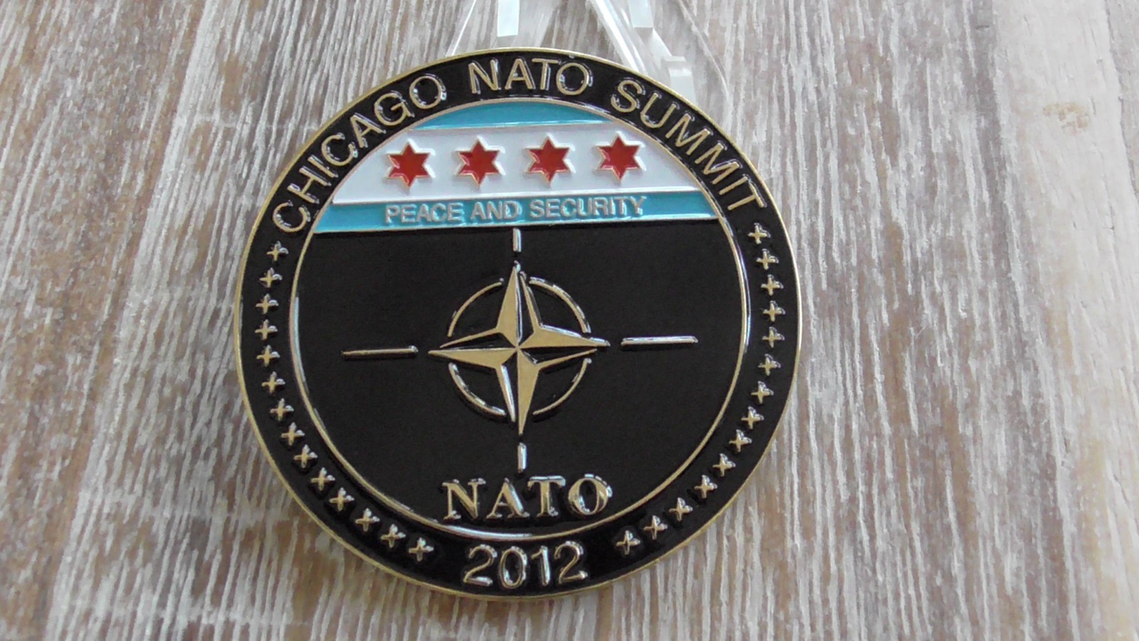 CPD 2012 Chicago Police Nato Summit Challenge Coin #G32