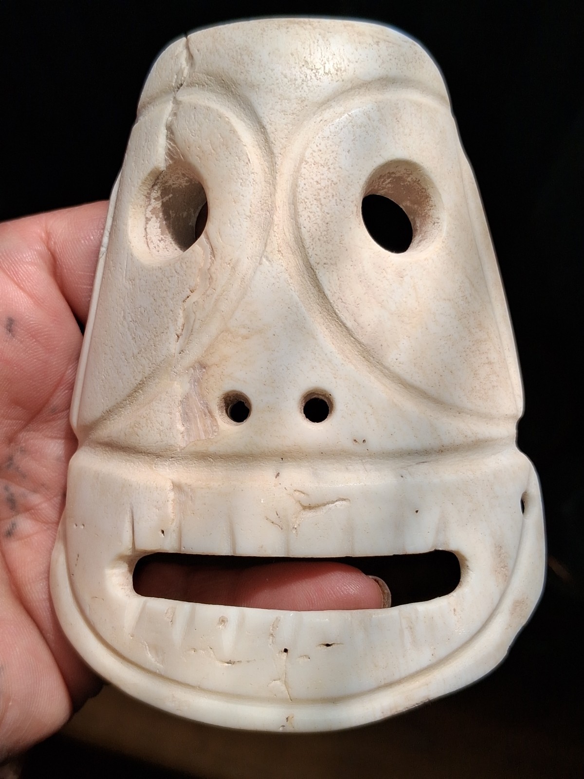 Teotihuacan Conch shell Skull burial offering Mesoamerican Artifact Teotihuacan Conch shell Skull burial offering Mesoamerican Artifact