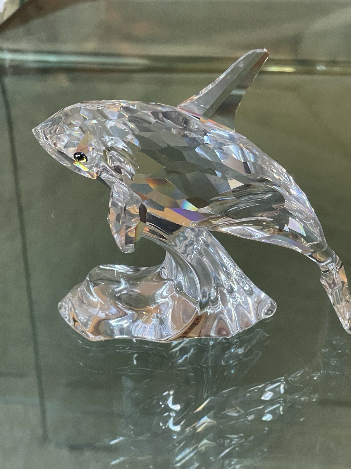 swarovski,rare,orca killer whale 4\ swarovski,rare,orca killer whale 4\
