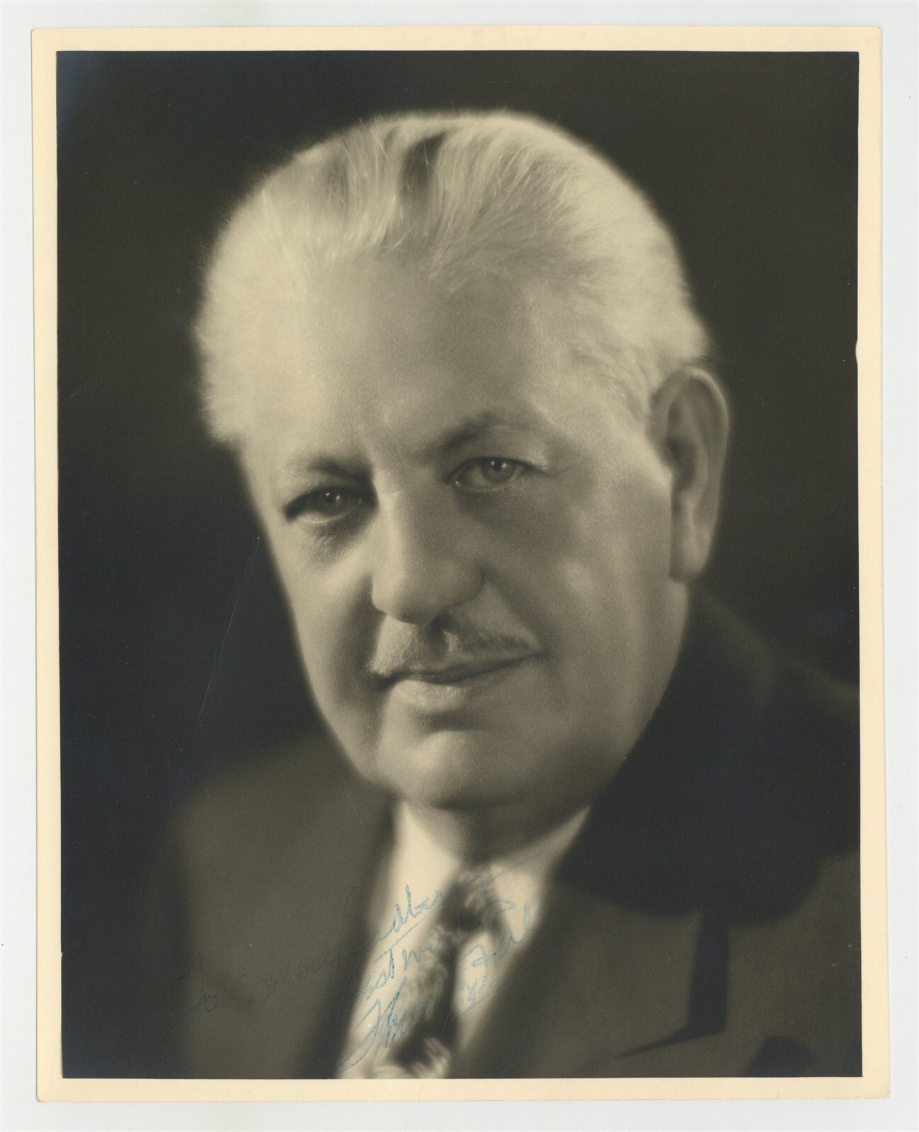 Thurston Hall 1950 American Actor Hand Signed Inscribed DW 8x10 Portrait Photo 
