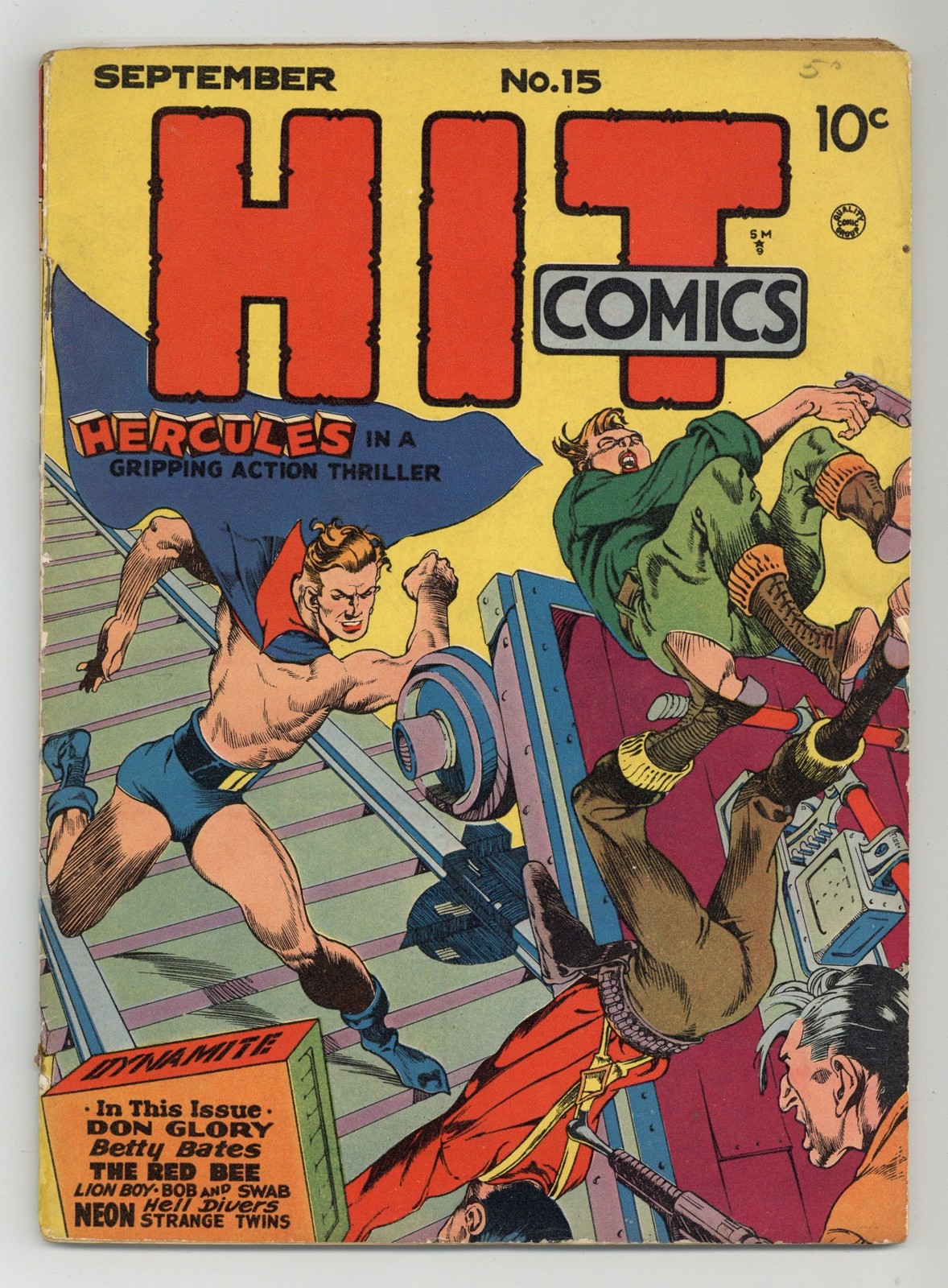 Hit Comics #15 GD/VG 3.0 RESTORED 1941