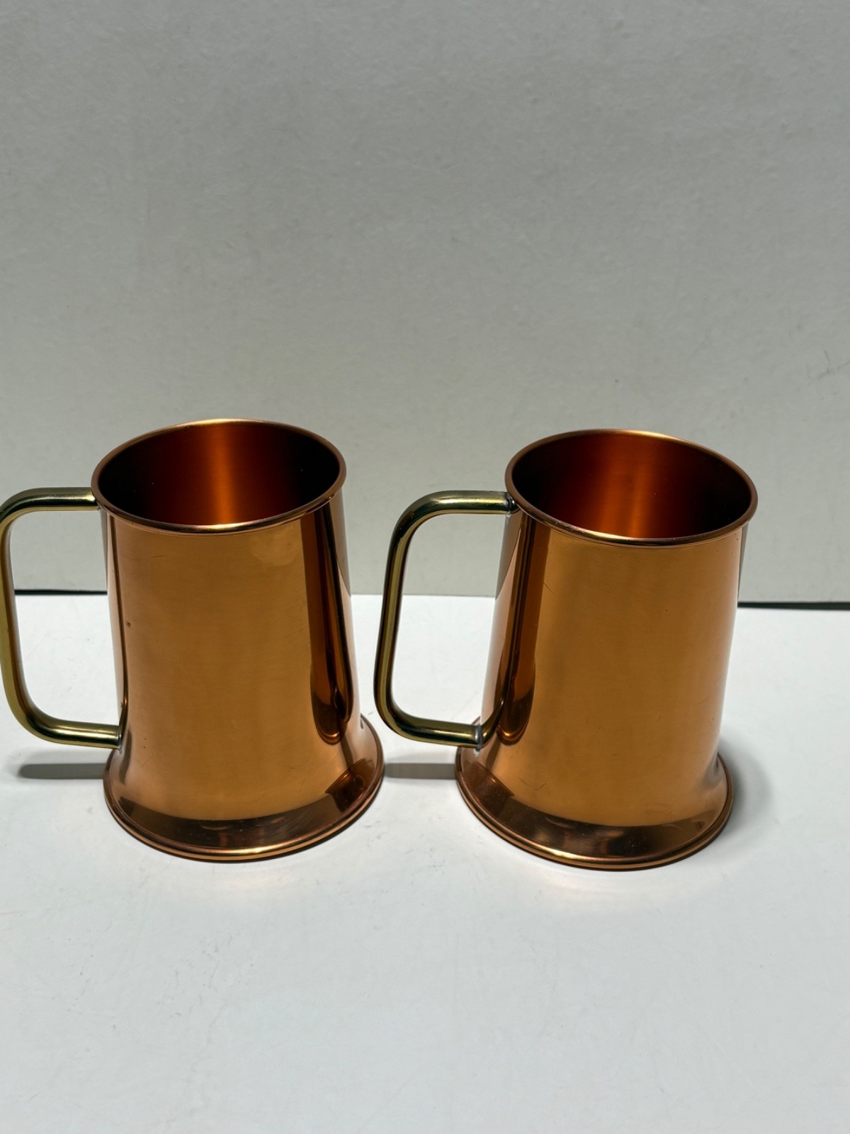 Vintage Coppercraft Guild Copper Mugs - Set of 2 (Made in USA, 1970s)